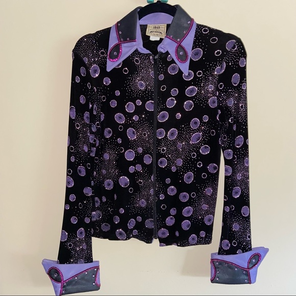 1849 Authentic Ranchwear Tops - Western Bling Show Shirt Womens S